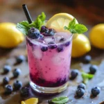 How to Make a Zingy Lemon Blueberry Mocktail in 5 Minutes
