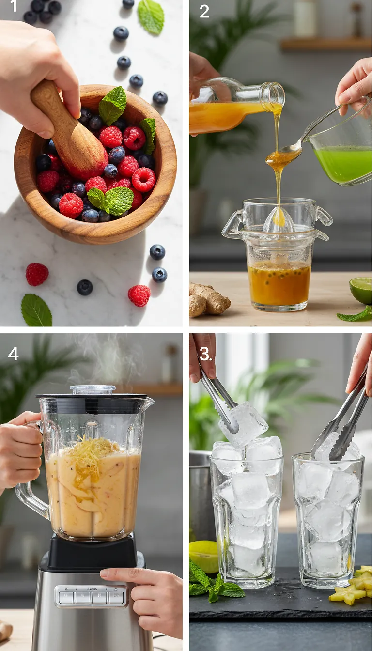 Step-by-Step Instructions for Refreshing Fruity Mocktails