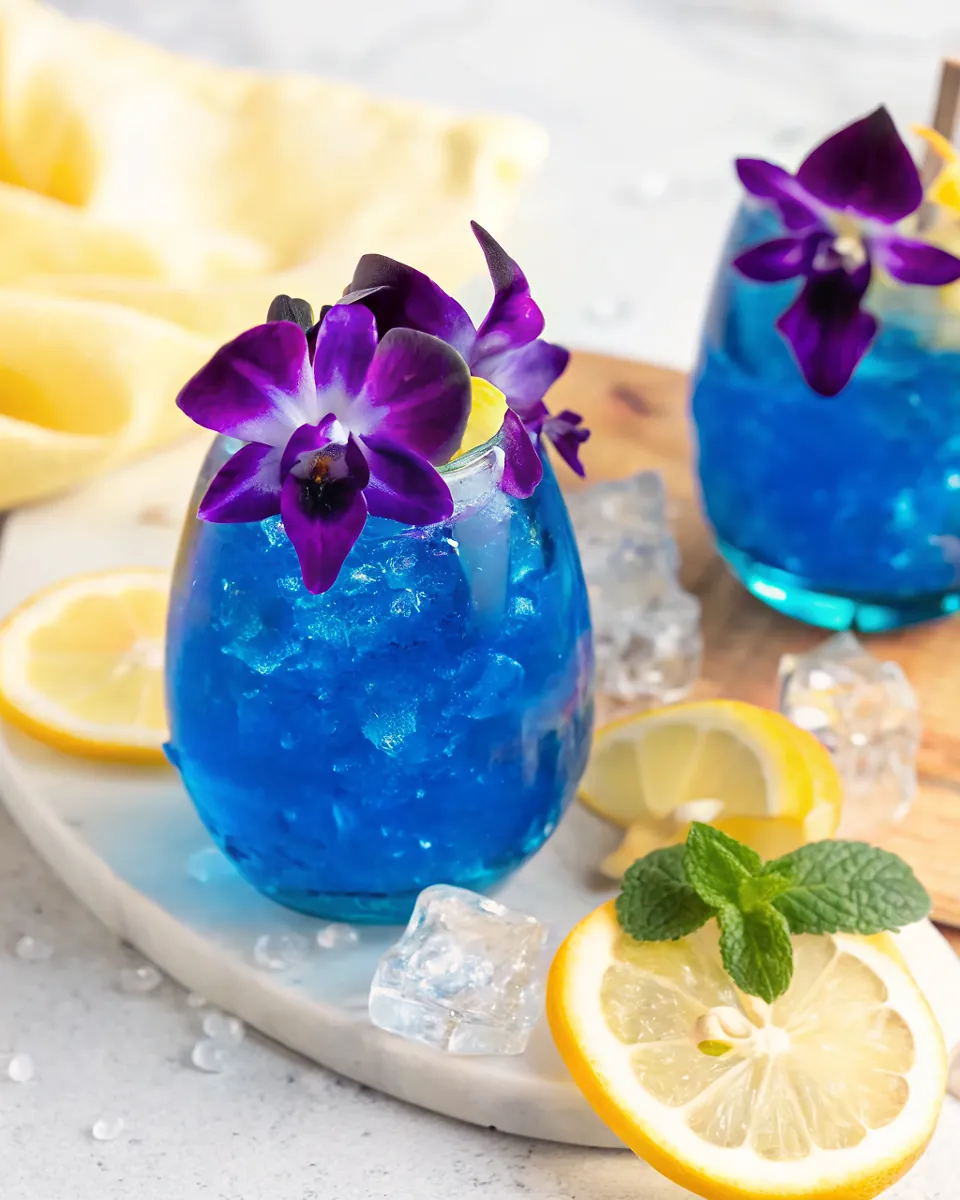 Perfect Blue Lagoon Mocktail
