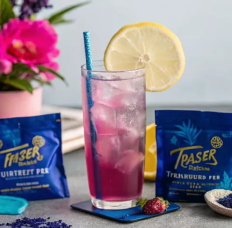 Perfect Butterfly Pea Lemonade Tea Mocktail