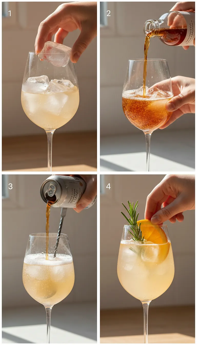 Botanical Aperitif Spritz Recipe | SideChef - Refreshing Non-Alcoholic Drink 3 Step-by-Step Instructions for Botanical Aperitif Spritz