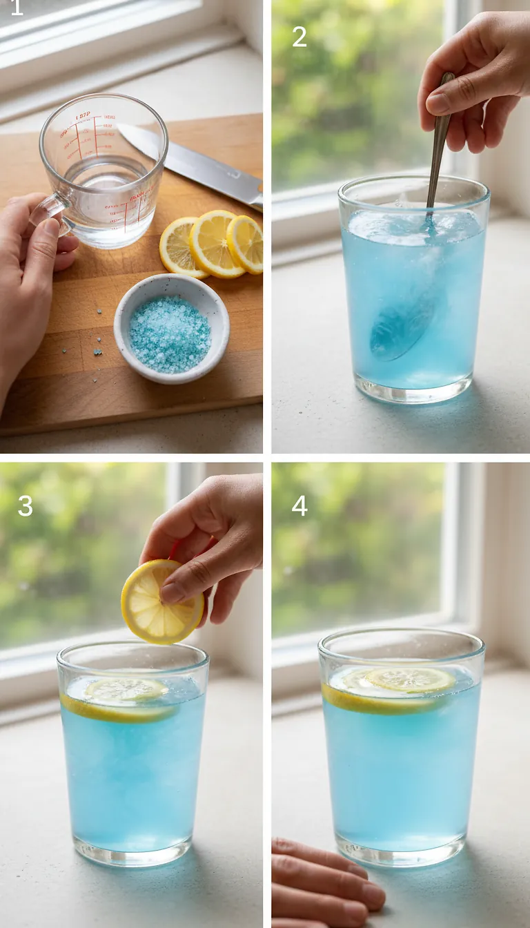 Step-by-Step Instructions for Blue Salt Trick Recipe