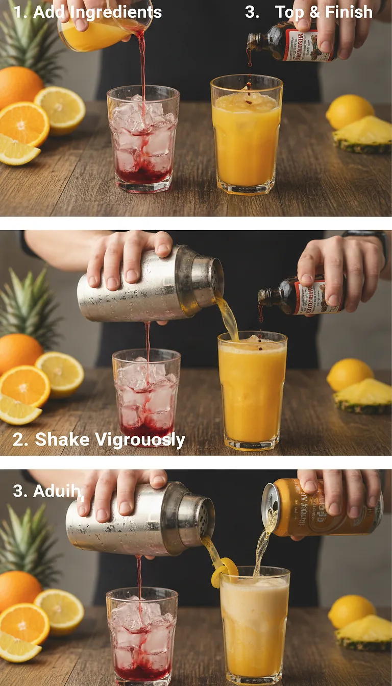 Step-by-Step Instructions for Cinderella Mocktail