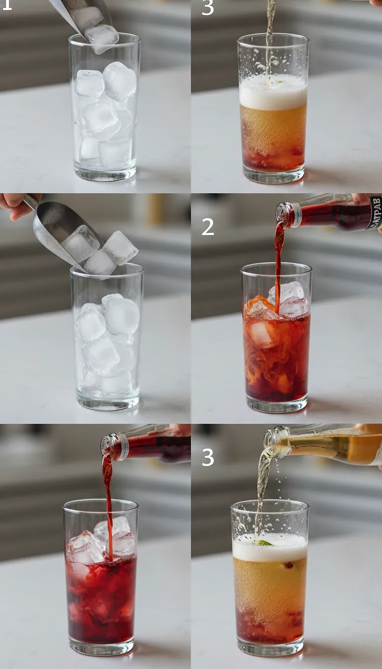 A 3-Ingredient Pomegranate Spritz, No Measuring Needed 3 Step-by-Step Instructions for 3-Ingredient Pomegranate Spritz