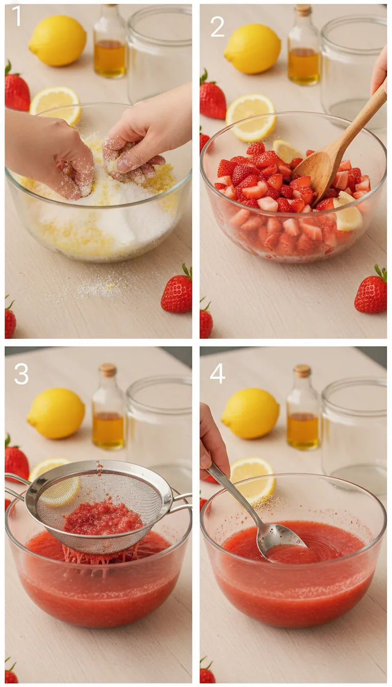 Best Strawberry-Lemonade Shrub 3 Step-by-Step Instructions for Strawberry-Lemonade Shrub