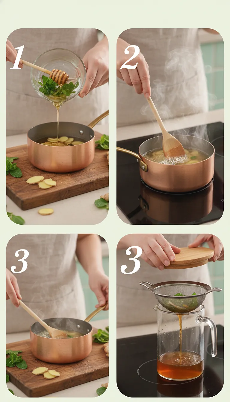 Step-by-Step Instructions for Moscow Mules Recipe with Mint Leaves