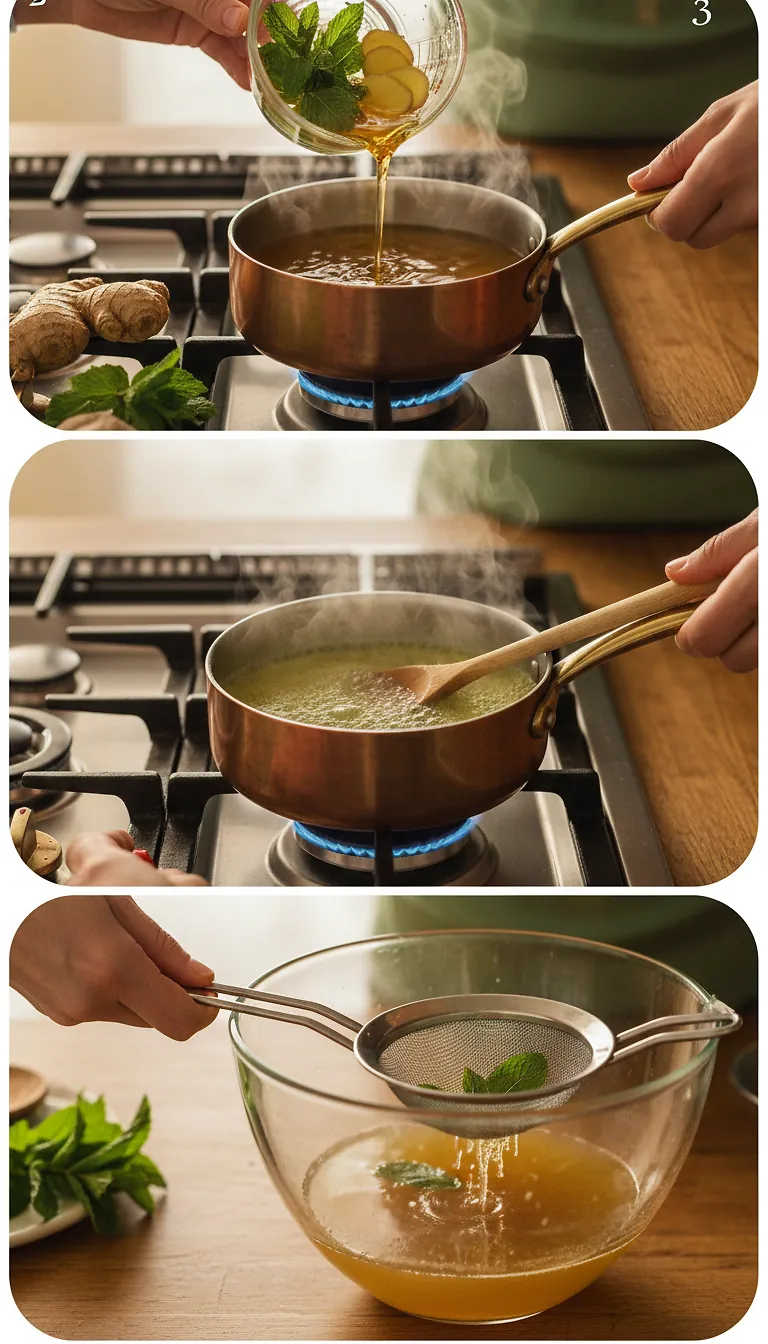 Step-by-Step Instructions for Moscow Mules Recipe with Mint Leaves
