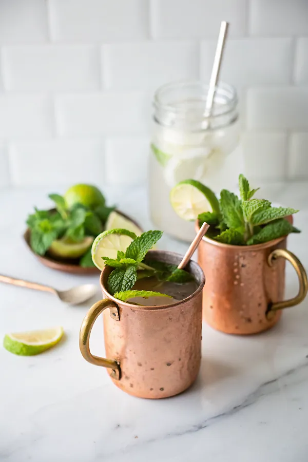 Perfect Moscow Mules Recipe with Mint Leaves