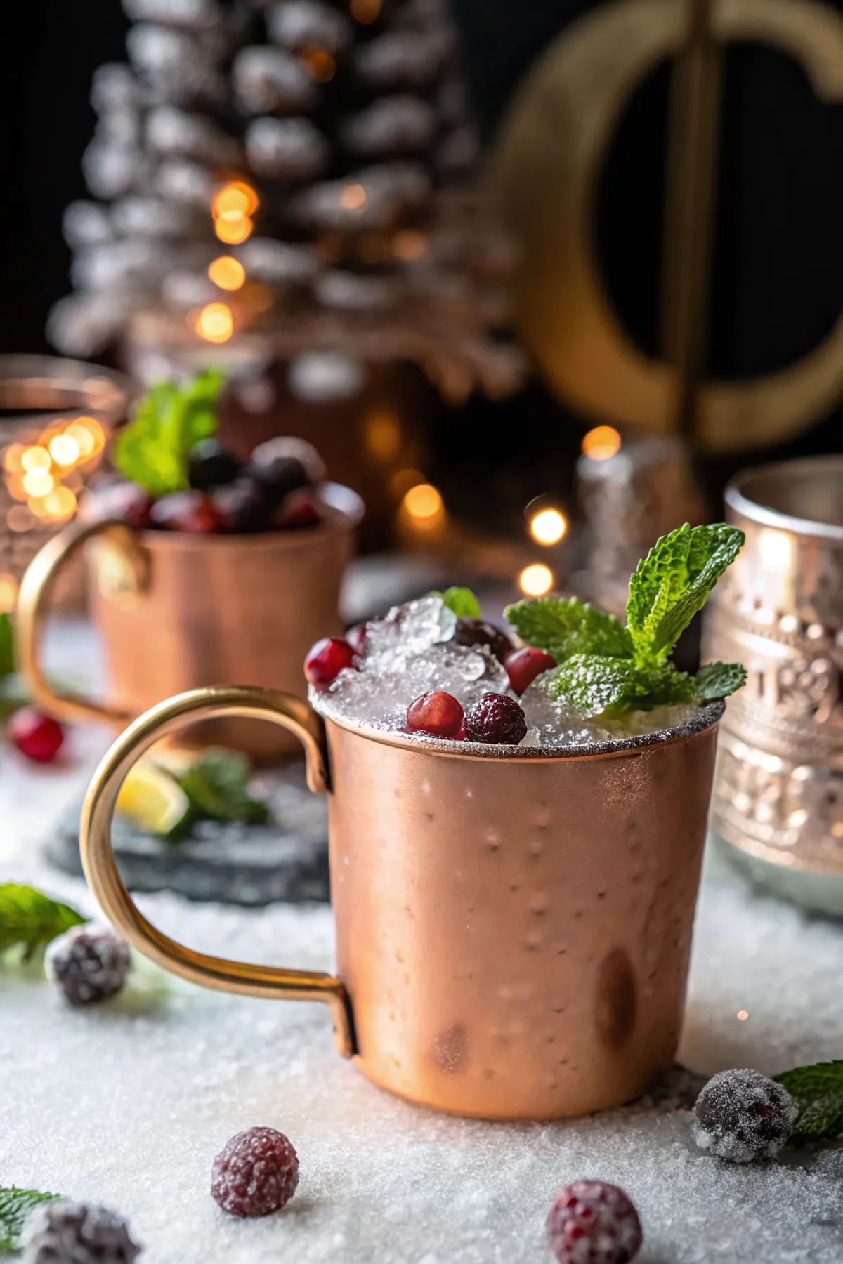 Frosted Spicy Ginger Moscow Mule 4 Perfect Spicy Elf Moscow Mule